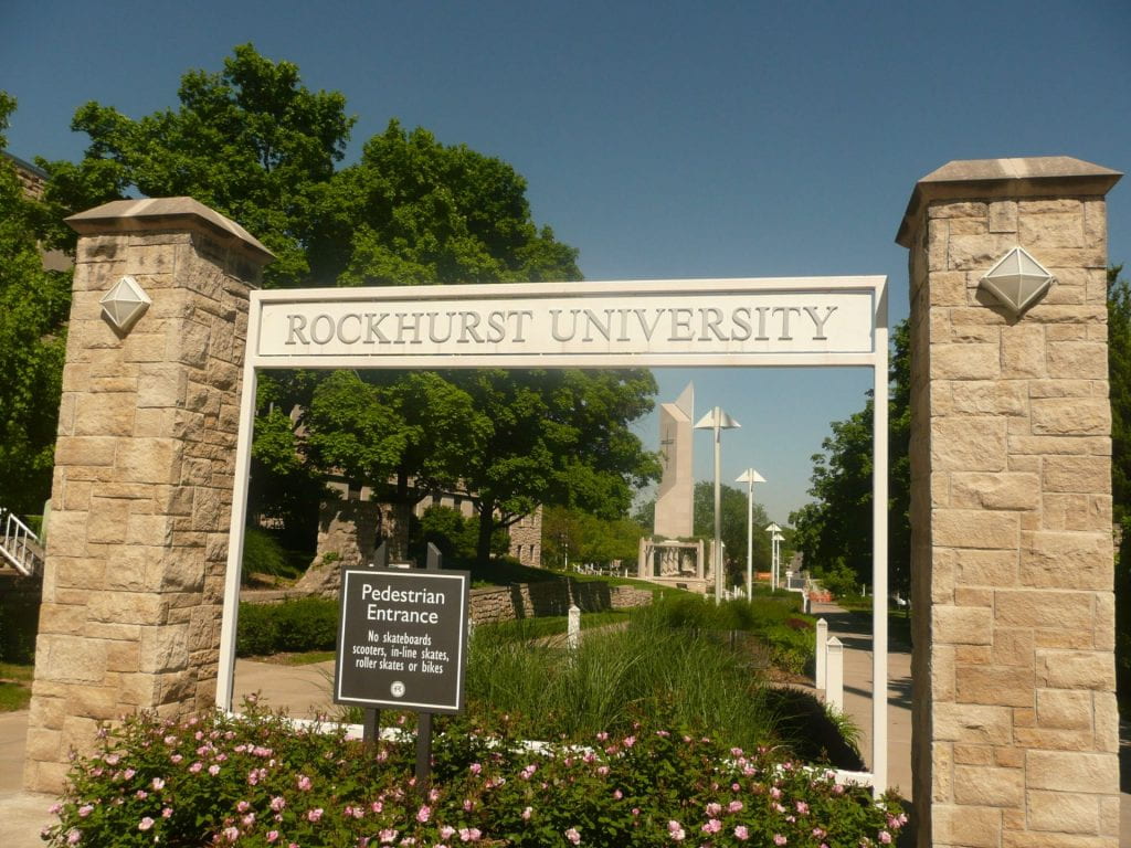 Entrance to Rockhurst University