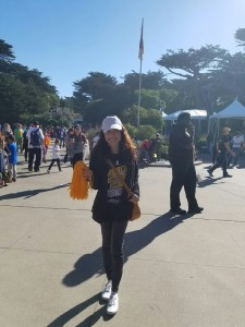 Brittany Olivar helped at the St. Jude’s Walk/Run to End Childhood Cancer on September 24, 2016, in San Francisco.