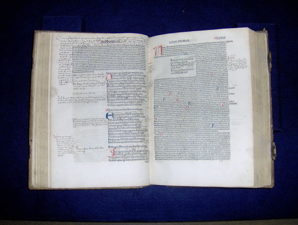 Virgil's Works (Nurnberg: Anthon Koberger, 1492). 