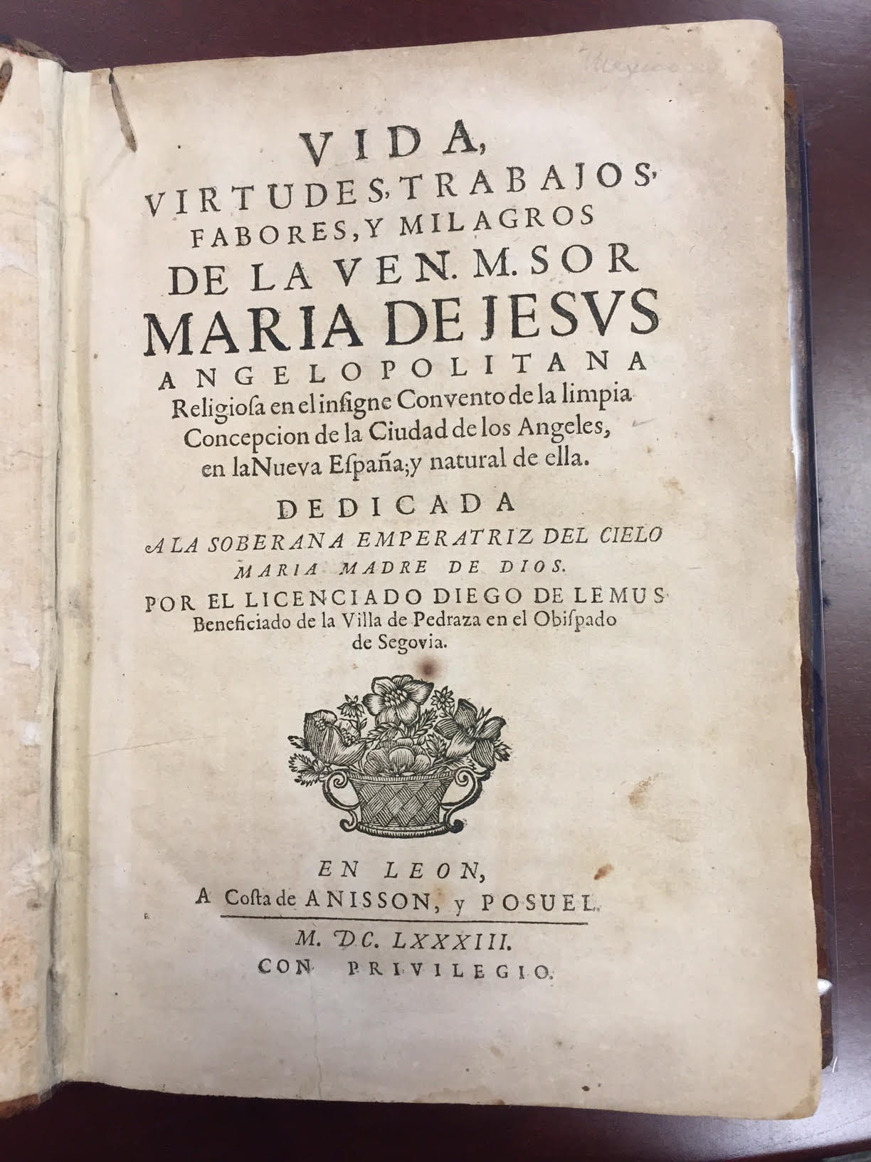 The Vida of María de Jesús