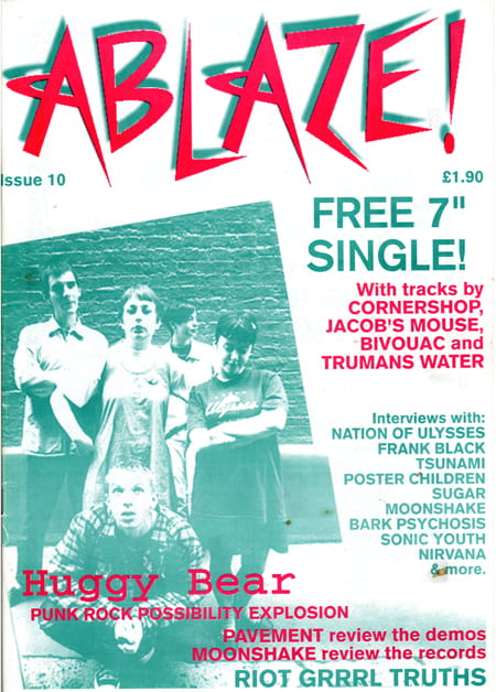 Issue 10 of the punk zine 'Ablaze!'