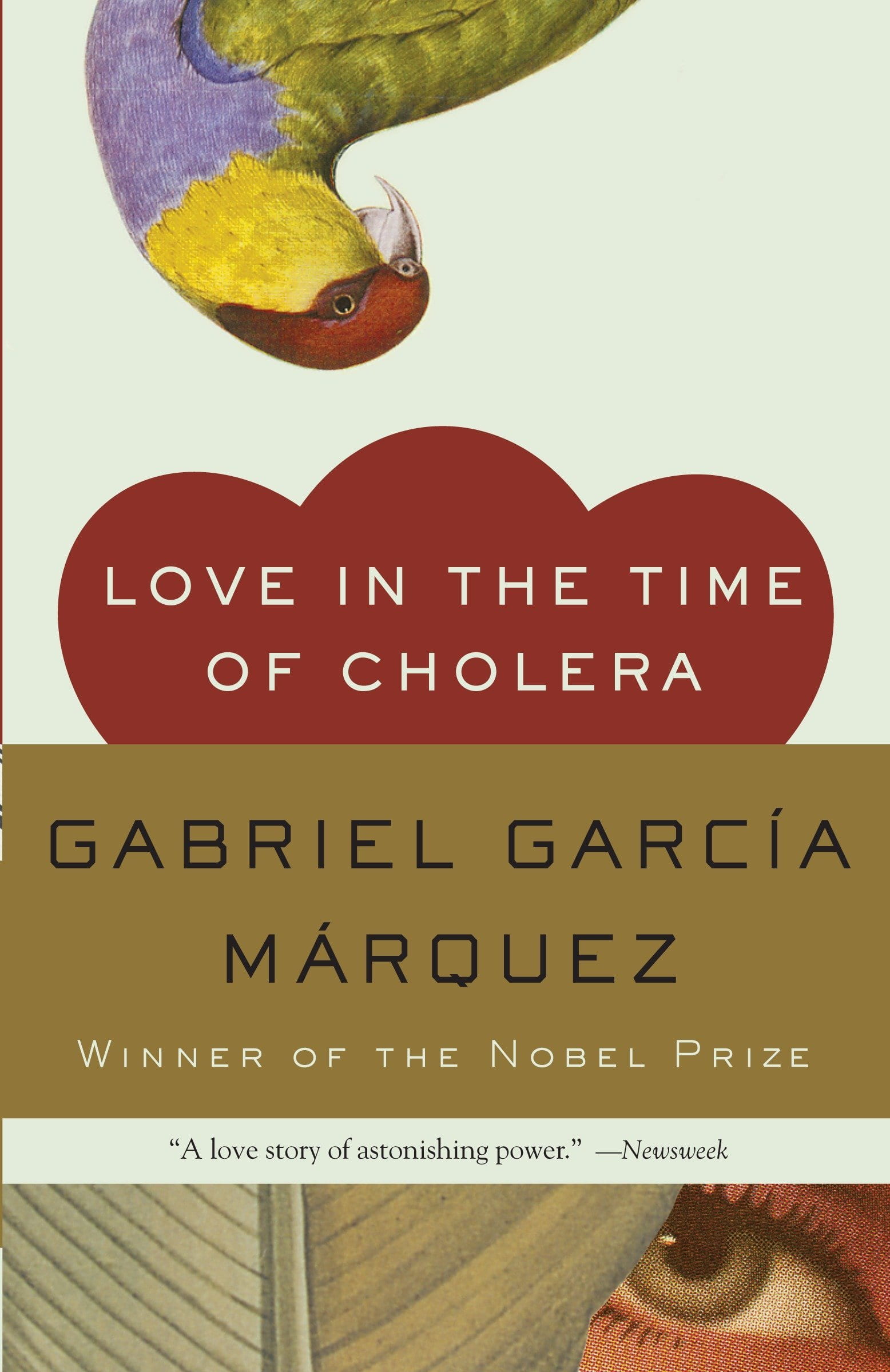 book cover for Love in the Time of Cholera