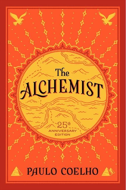 book cover for The Alchemist