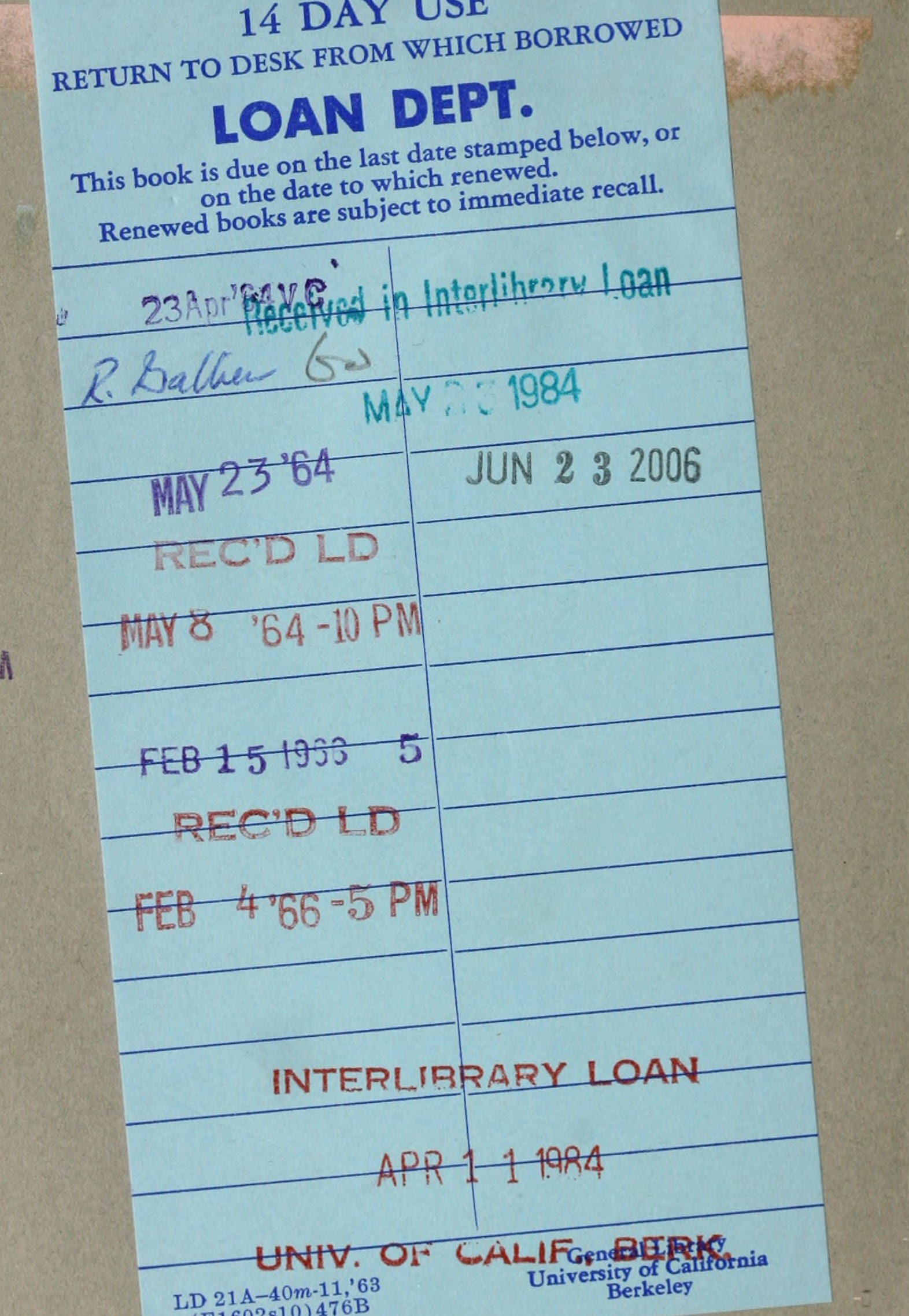 Interlibrary Loan for Faculty: What’s New