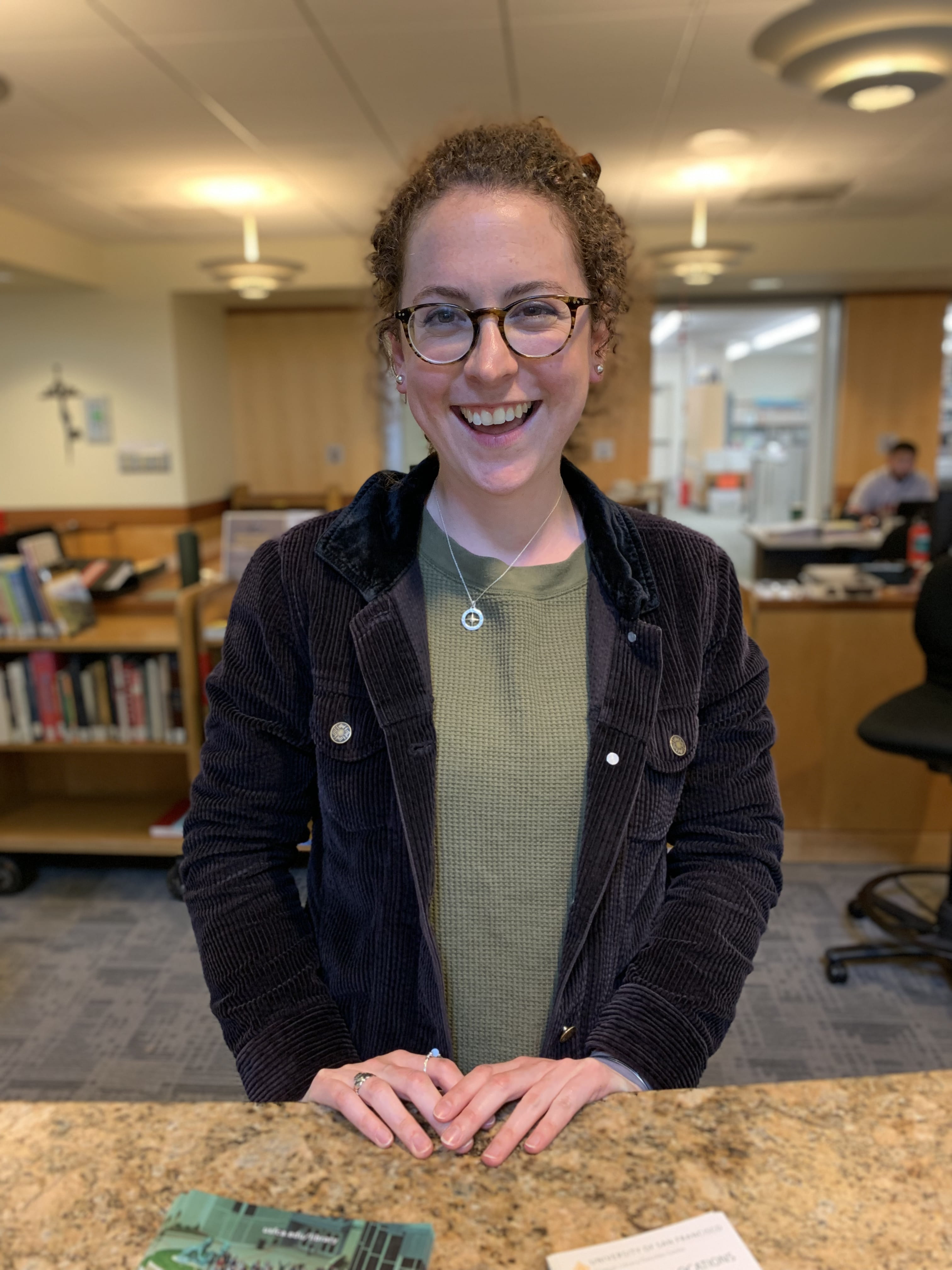 Image of Library Assistant, Katlyn.