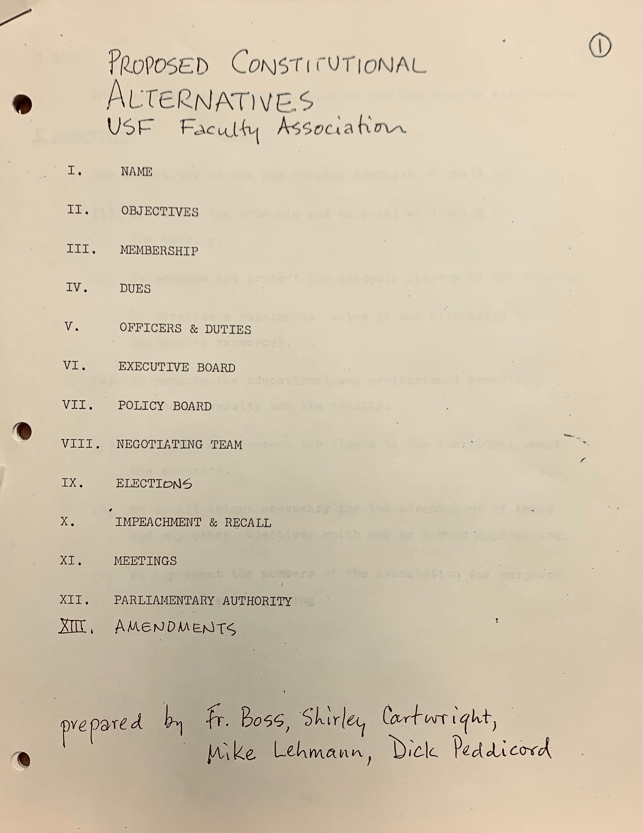 USFFA Early Constitution 1975