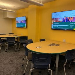 Circle Takes the Square: Classroom renovations in Gleeson Library