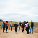 MSEM Students overlooking China Camp’s Salt Marsh