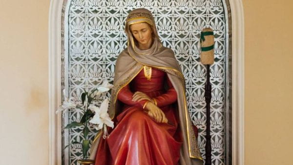 religious statue of Mary