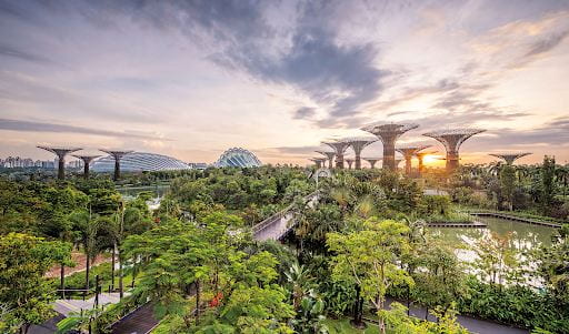 An example of a green city in Singapore.