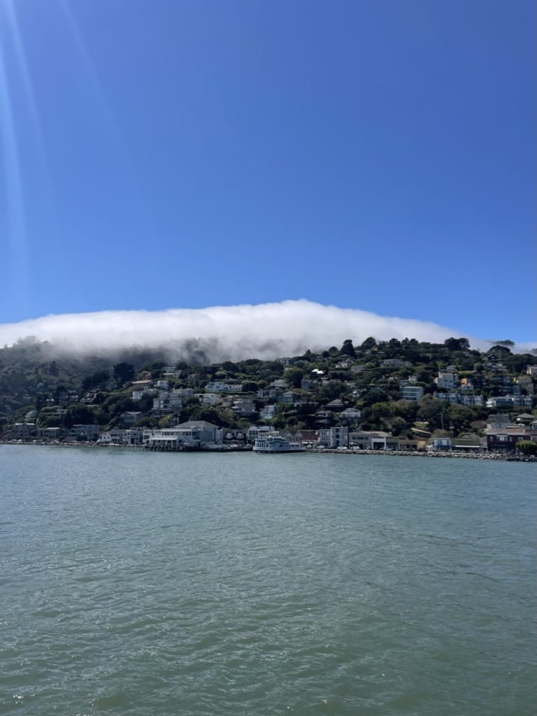Sausalito on a clear day.