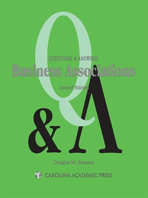 Cover of "Questions & Answers: Business Organizations"