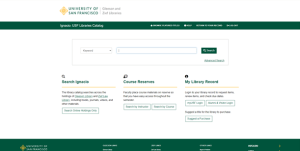 Ignacio Catalog homepage
